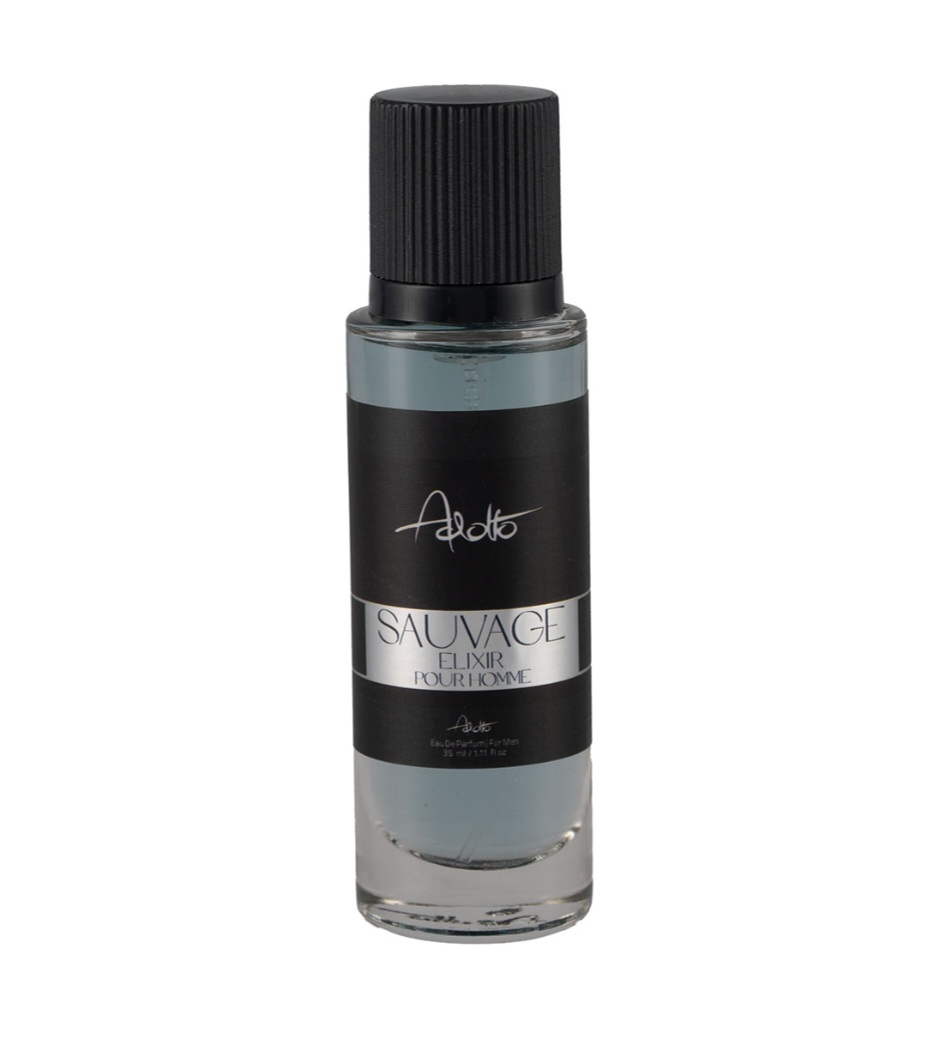 عطرجیبی مردانه آدولفو مدل(SAUVAGE ) حجم ۳۵ میل