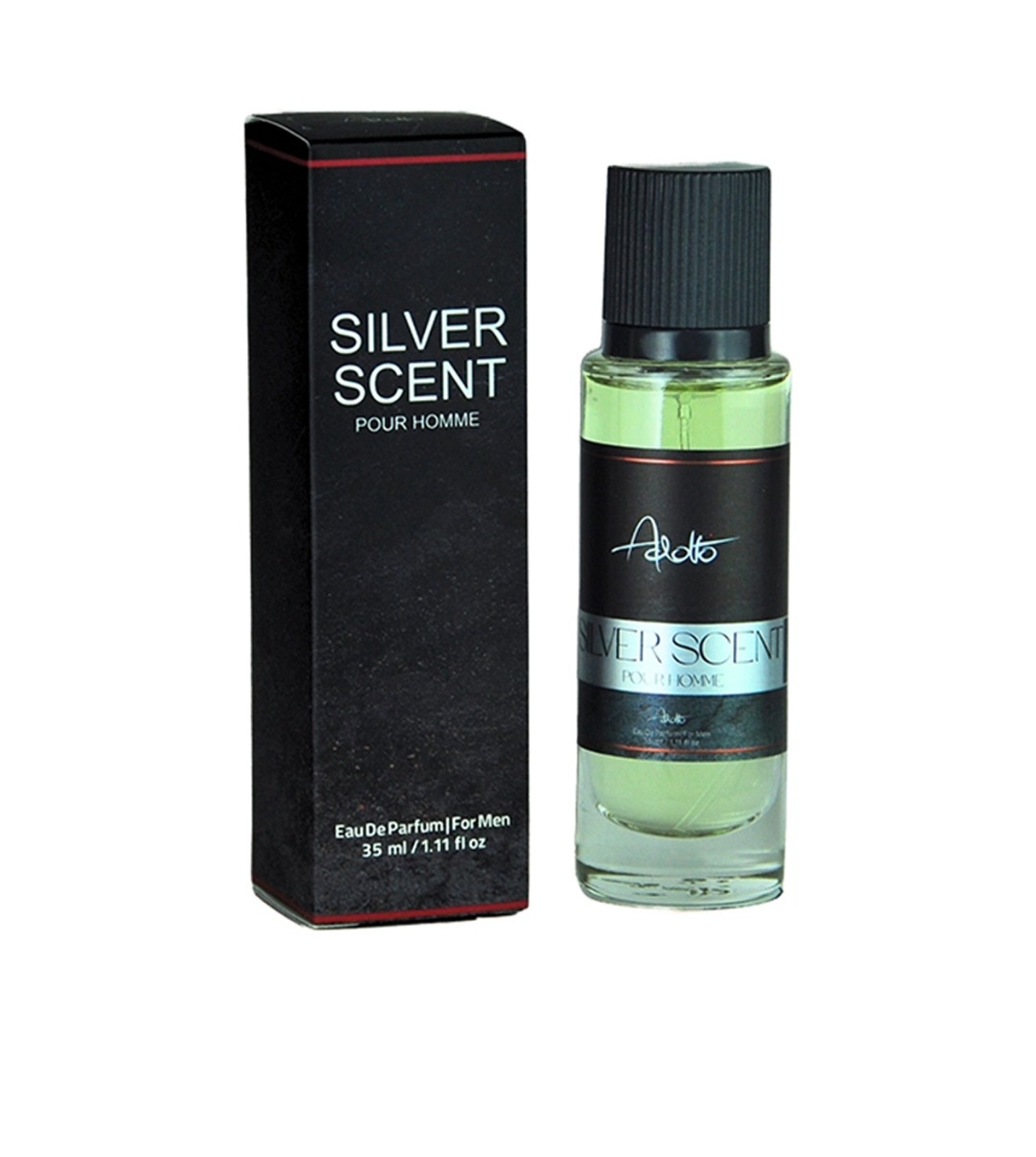 عطر جیبی مردانه آدولفو مدل(SILVER SCENT) حجم ۳۵ میل