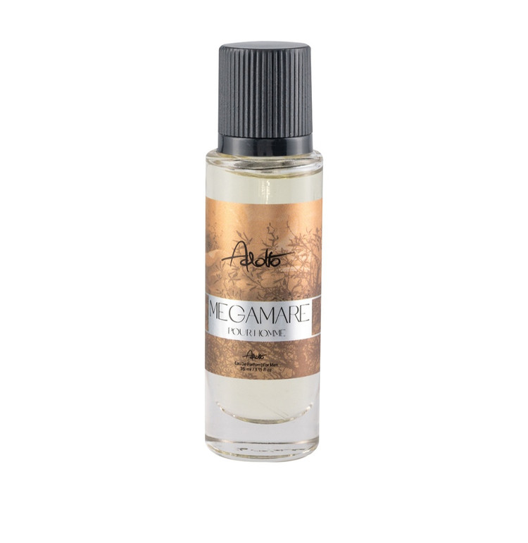 عطر جیبی مردانه آدولفو مدل(MEGAMARE) حجم ۳۵ میل