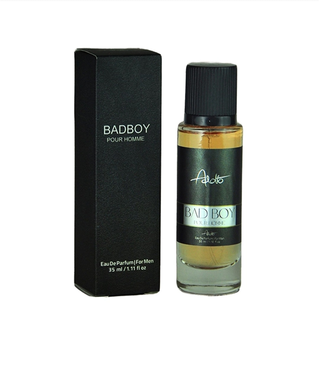 عطر جیبی مردانه آدولفو مدل(BADBOY) حجم ۳۵ میل