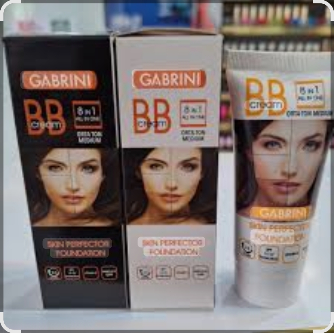 کرم پودر بی بی BB گابرینی GABRINI مدل 8 کاره 8in1 با SPF15 حجم 50 میلی لیتر
