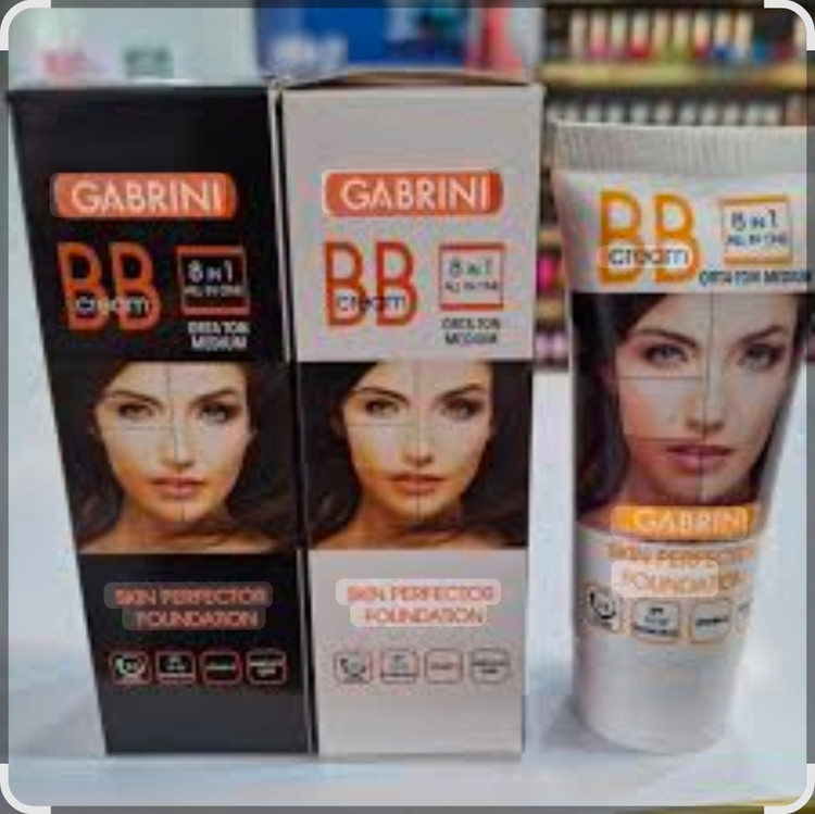 کرم پودر بی بی BB گابرینی GABRINI مدل 8 کاره 8in1 با SPF15 حجم 50 میلی لیتر