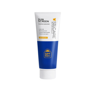 کرم ضد آفتاب بی رنگ با SPF50 سیلکر مناسب انواع پوست حجم 50 میلی لیتر