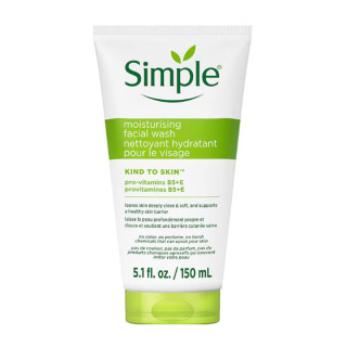 ژل شستشوی صورت سیمپل مدل Moisturizing حجم 150 میل